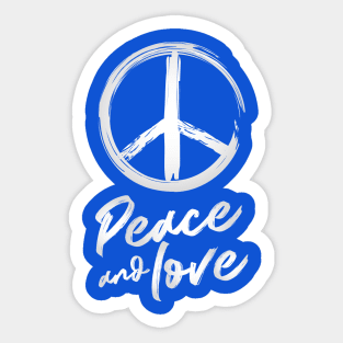 Pacific. Peace and Love Sticker